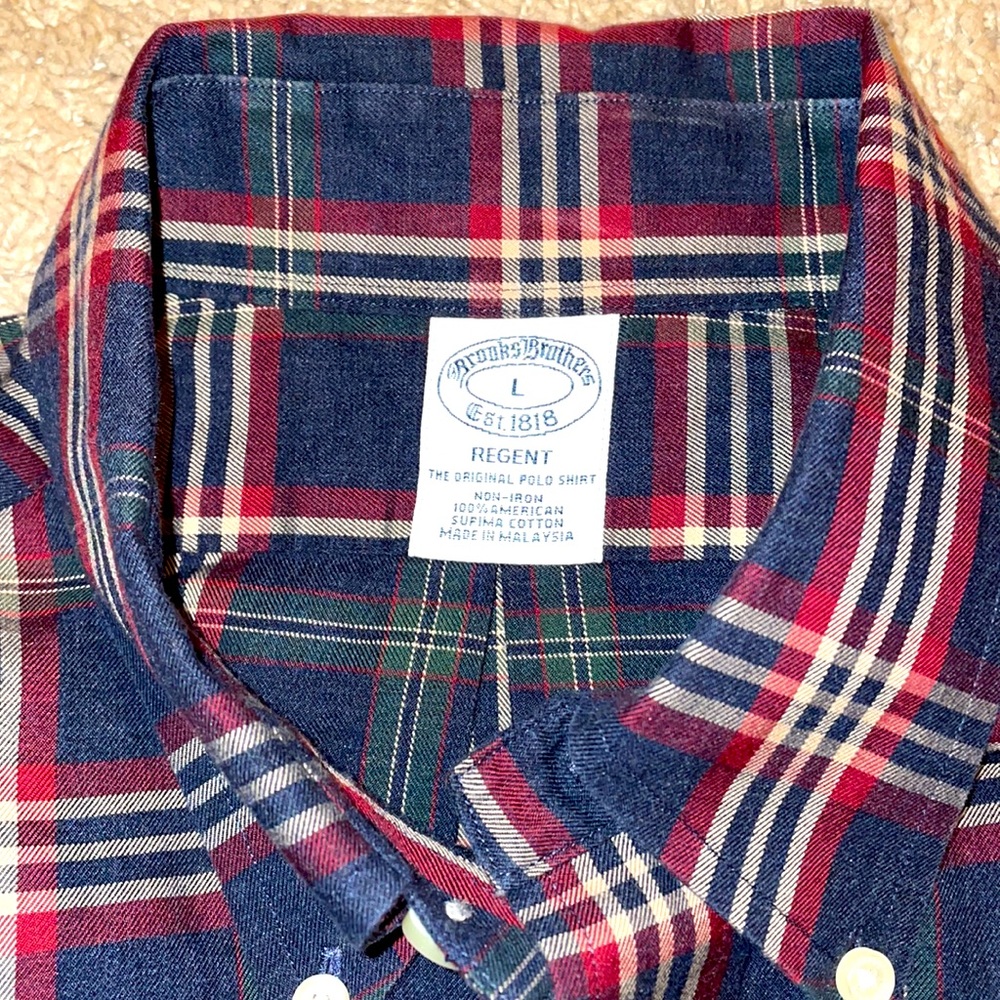 Brooks Brothers long sleeve button down shirt mens size Large - Picture 2 of 4
